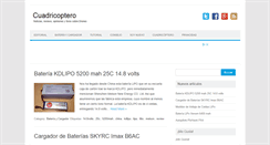 Desktop Screenshot of cuadricoptero.net