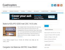 Tablet Screenshot of cuadricoptero.net